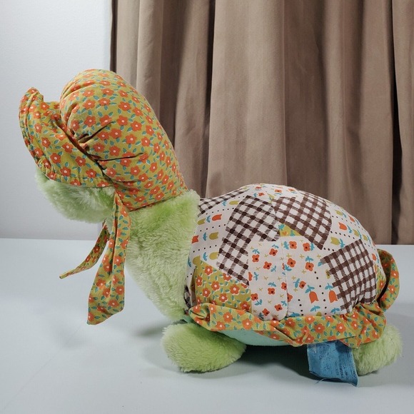 Knickerbocker Vintage Turtle Plush Animals of Distinction 14 Inch Stuffed Animal - Picture 4 of 13